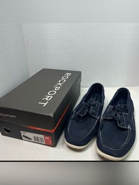 ROCKPORT Boat shoes loafers men’s size 12 W adiprene by adidas lightweight NWT